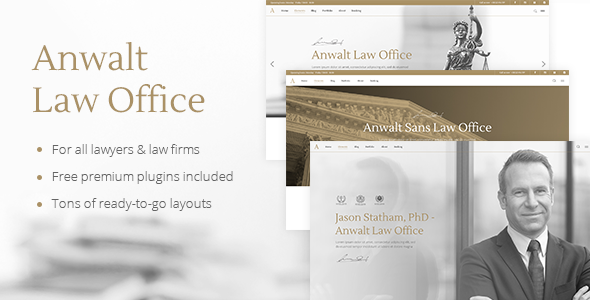 Anwalt Wordpress Theme