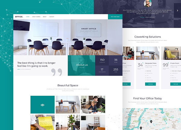 Coworking Space Bridge Theme Demo