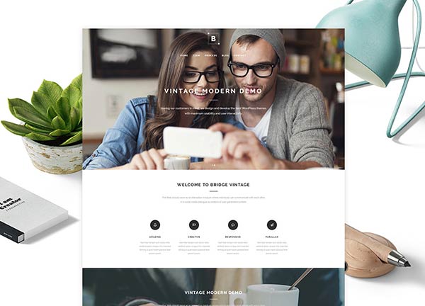 Creative Vintage Bridge Theme Demo