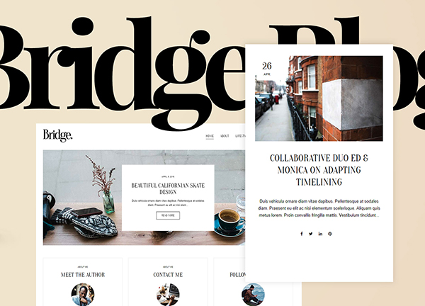 Lifestyle Blog Bridge Theme Demo