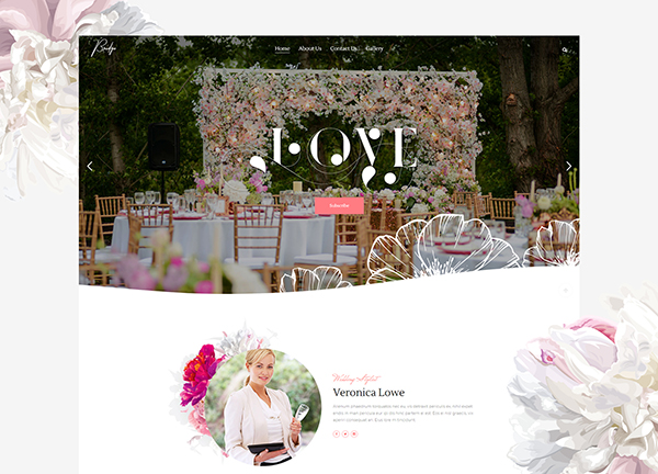 Wedding Planner Bridge Theme Demo