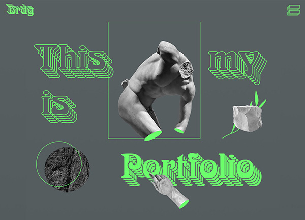 Brutalist Portfolio Bridge Theme Demo