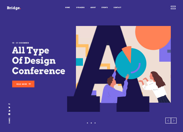 Design Conference Bridge Theme Demo