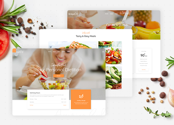 Nutritionist Bridge Theme Demo
