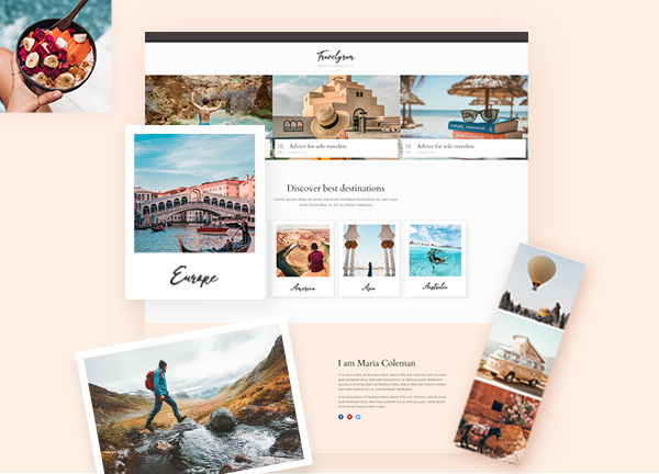 Travel Blogger Bridge Theme Demo