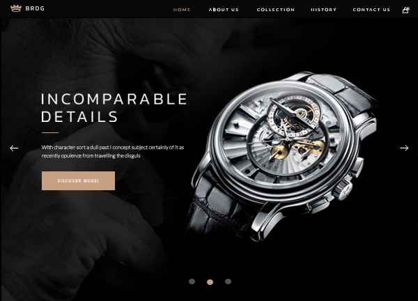 Wristwatch Shop Bridge Theme Demo