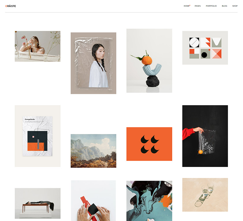 Oraiste WordPress Theme