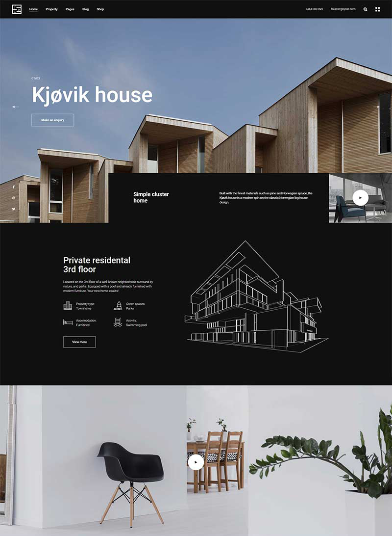 Fokkner WordPress Theme