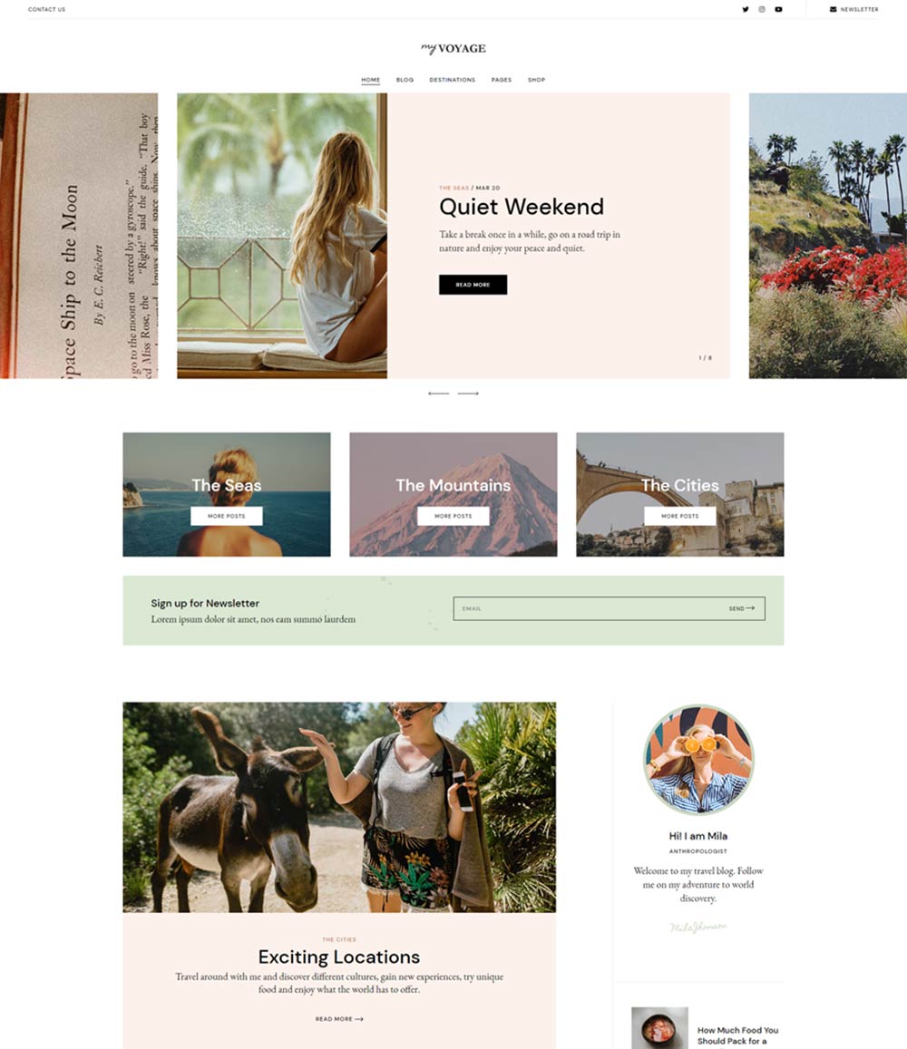 MyVoyage WordPress Theme