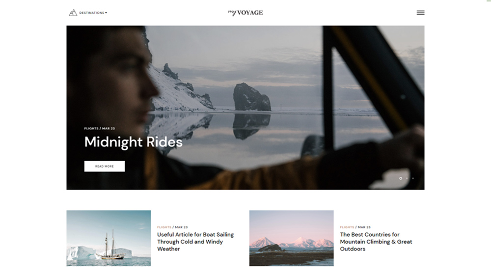 MyVoyage WordPress Theme