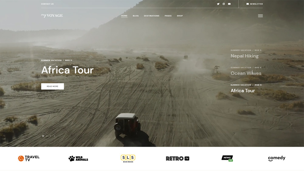 MyVoyage WordPress Theme