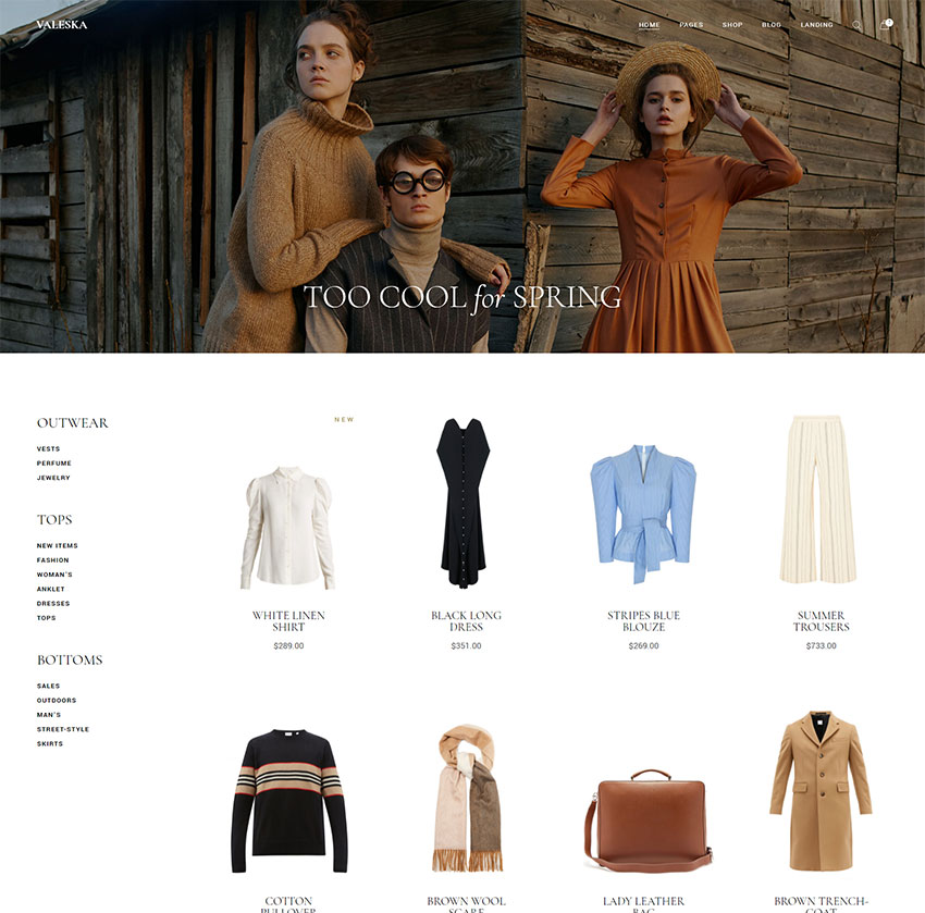 Valeska WordPress Theme