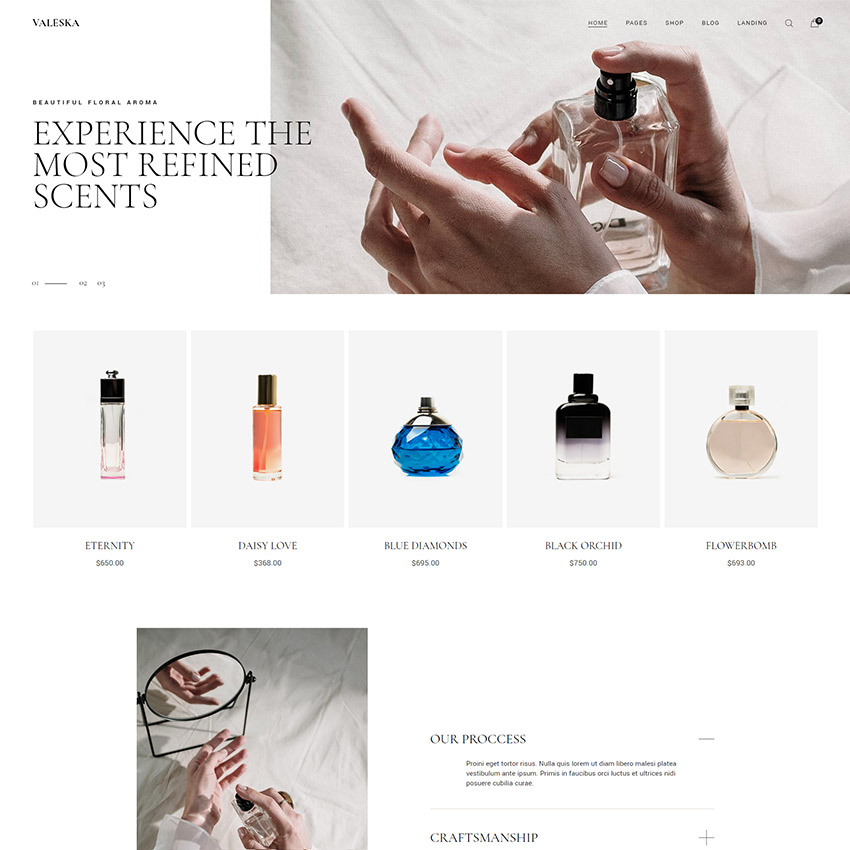 Valeska WordPress Theme