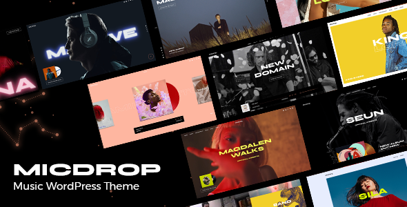 Micdrop WordPress Theme