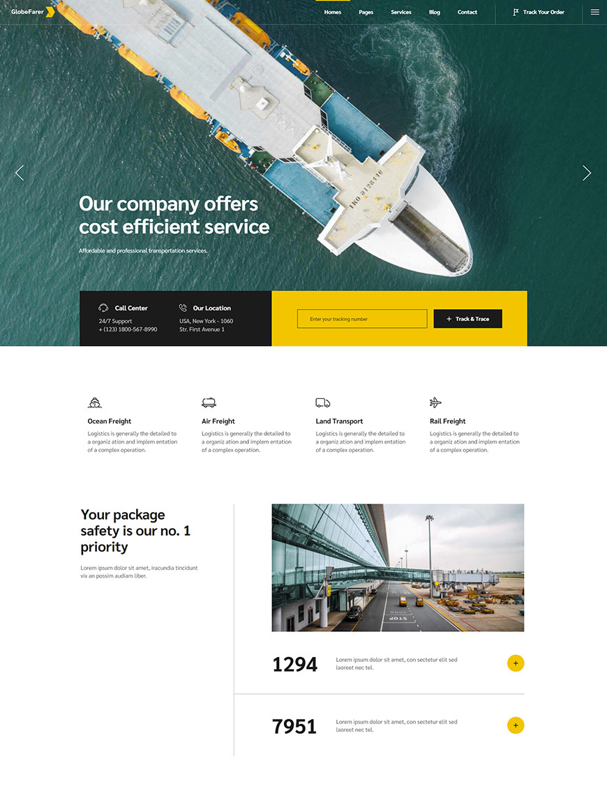 GlobeFarer WordPress Theme